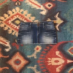 Express Denim Skirt